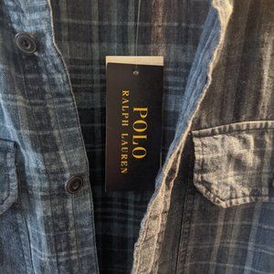 Cotton blue Ralph Lauren shirt dress